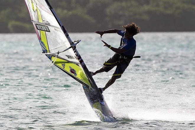 Going for the grab - PWA World Cup Bonaire 2011 &copy;  John Carter / PWA http://www.pwaworldtour.com
